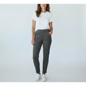 Banana Republic Womens Gray Slim Fit Stretch Pull-On Pants Size M